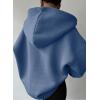 imageSHEWIN Women Casual Oversized Long Sleeve Fleece Sweatshirt Hoodies with Pockets SXXLBlue