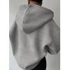 imageSHEWIN Women Casual Oversized Long Sleeve Fleece Sweatshirt Hoodies with Pockets SXXLGray