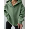 imageSHEWIN Women Casual Oversized Long Sleeve Fleece Sweatshirt Hoodies with Pockets SXXLGreen