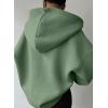 imageSHEWIN Women Casual Oversized Long Sleeve Fleece Sweatshirt Hoodies with Pockets SXXLGreen