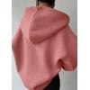 imageSHEWIN Women Casual Oversized Long Sleeve Fleece Sweatshirt Hoodies with Pockets SXXLPink
