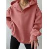 imageSHEWIN Women Casual Oversized Long Sleeve Fleece Sweatshirt Hoodies with Pockets SXXLPink