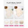 imageSHEWIN Womens 2 Piece Outfits Sweatsuit Casual Short Sleeve Pullover Tops and Drawstring Wide Leg Pants Lounge SetsApricot