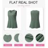 imageSHEWIN Womens Tank Tops Casual V Neck Waffle Knit Summer Top Loose Sleeveless ShirtsGreen