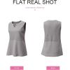 imageSHEWIN Womens Tank Tops Casual V Neck Waffle Knit Summer Top Loose Sleeveless ShirtsGrey