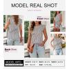 imageSHEWIN Summer Tops Crewneck Tank Tops for Women 2025 Casual Ruffle Sleeveless Tops ShirtsA Gray  Run Small  Order One Size Up