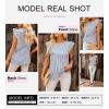 imageSHEWIN Summer Tops Crewneck Tank Tops for Women 2025 Casual Ruffle Sleeveless Tops ShirtsC Sky Blue  Run Small  Order One Size Up