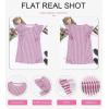 imageSHEWIN Summer Tops Crewneck Tank Tops for Women 2025 Casual Ruffle Sleeveless Tops ShirtsF Purple