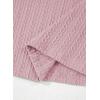 imageSHEWIN Womens Summer Tops V Neck Casual Puff Short Sleeve Textured T Shirts BlousesFushia