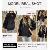 imageSHEWIN Womens Blouses Dressy Casual Smocked Tops Crew Neck Chiffon Long Sleeve Shirts Spring Outfits 2025Black