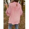 imageSHEWIN Womens Blouses Dressy Casual Smocked Tops Crew Neck Chiffon Long Sleeve Shirts Spring Outfits 2025Fushia