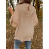 imageSHEWIN Womens Blouses Dressy Casual Smocked Tops Crew Neck Chiffon Long Sleeve Shirts Spring Outfits 2025Smoke Gray