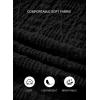 imageSHEWIN Womens Summer Tops Casual Crewneck Cap Sleeve Shirts Lightweight Crochet Knit Texture Tank Top BlousesBlack