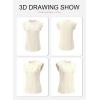 imageSHEWIN Womens Summer Tops Casual Crewneck Cap Sleeve Shirts Lightweight Crochet Knit Texture Tank Top BlousesWhite