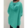 imageSHEWIN Oversized Sweatshirts for Women Loose Fit Casual Long Sleeve Button Hooded Sweatshirt Hoodie with PocketMint Green