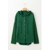 imageSHEWIN Oversized Sweatshirt for Women Loose Fit Casual Long Sleeve Button Hooded Sweatshirts Hoodies with PocketBlackish Green