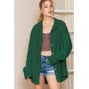 imageSHEWIN Oversized Sweatshirt for Women Loose Fit Casual Long Sleeve Button Hooded Sweatshirts Hoodies with PocketBlackish Green