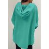 imageSHEWIN Oversized Sweatshirt for Women Loose Fit Casual Long Sleeve Button Hooded Sweatshirts Hoodies with PocketMint Green