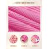 imageSHEWIN Womens Hoodies Casual Long Sleeve Textured Pullover Tops Loose Fit Drawstring Sweatshirt with PocketPink