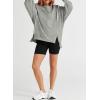 imageSHEWIN Womens Oversized Reverse Seam Sweatshirt Casual Long Sleeve Pullover Tops Lightweight Loose Crewneck SweatshirtsA Medium Grey