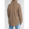 imageSHEWIN Womens Sweatshirt Casual Waffle Knit Half Zip Pullover Loose Long Sleeve Tops Fall Outfit ClothesCoffee