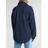 imageSHEWIN Womens Sweatshirt Casual Waffle Knit Half Zip Pullover Loose Long Sleeve Tops Fall Outfit ClothesNavy Blue