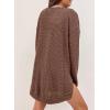 imageSHEWIN Long Sleeve Shirts For Women Oversized Sweatshirt Crewneck Waffle Knit Fall Tops for Women 20259 Coffee