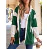 imageSHEWIN Oversized Sweatshirt For Women Casual Long Sleeve Button Down Hoodies Womens Fall Fashion 2025Sea Green