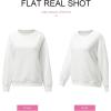 imageSHEWIN Womens Fall Fashion 2025 Long Sleeve Shirts Crewneck Loose Textured Tunic Tops Solid Pullover Sweatshirt With PocketsWhite