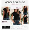 imageSHEWIN Womens Tops Crewneck Cable Knit Short Sleeve Sweater Loose Lightweight Blouses Dressy Casual Pullover Sweaters TopBlack