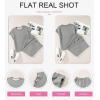 imageSHEWIN Womens Two Piece Fall Outfits Sweatsuits Casual Pullover Tops and Wide Leg Sweatpant Lounge SetsGray