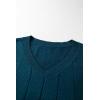 imageSHEWIN Womens Sweaters 2025 Casual Crewneck Long Sleeve Lightweight Knit Pullover Sweater Tops Fall ClothesPure Green
