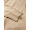imageSHEWIN Womens Sweaters 2025 Casual Crewneck Long Sleeve Lightweight Knit Pullover Sweater Tops Fall ClothesPure Khaki