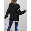 imageSHEWIN Womens Sweaters Crewneck Long Sleeve Knit Pullover Sweater Casual Fall Tops for Women 2025Black