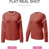 imageSHEWIN Womens Sweaters Crewneck Long Sleeve Knit Pullover Sweater Casual Fall Tops for Women 2025Gold