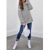 imageSHEWIN Womens Sweaters Crewneck Long Sleeve Knit Pullover Sweater Casual Fall Tops for Women 2025Grey