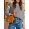 imageSHEWIN Womens Sweaters Crewneck Long Sleeve Knit Pullover Sweater Casual Fall Tops for Women 2025Grey