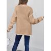 imageSHEWIN Womens Sweaters Crewneck Long Sleeve Knit Pullover Sweater Casual Fall Tops for Women 2025Pale Khaki