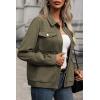 imageSHEWIN Jackets for Women Fall Fashion 2025 Casual Zip Up Shacket Jacket Lightweight Long Sleeve Shirts TopsGreen