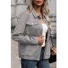 imageSHEWIN Jackets for Women Fall Fashion 2025 Casual Zip Up Shacket Jacket Lightweight Long Sleeve Shirts TopsGrey