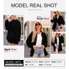 imageSHEWIN Womens Waffle Knit Shackets Fall Fashion Button Down Shirt Jacket Loose Long Sleeve Tops With PocketBlack