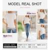 imageSHEWIN Womens Tops Trendy Casual Short Sleeve Shirts Crewneck Lightweight Knit Sweater Top