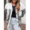 imageSHEWIN Shackets for Women 2025 Casual Long Sleeve Tops Button Down Plaid Fall JacketsA1white