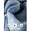 imageSHEWIN Womens Denim Jacket Casual Long Sleeve Drop Shoulder Button Front Jean Jacket Coat With PocketsAshleigh Blue