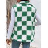 imageSHEWIN Womens Fleece Vest Casual Sleeveless Jacket Lightweight Outerwear Vests with Pockets Womens Fall Fashion 2025Green