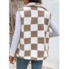 imageSHEWIN Womens Fleece Vest Casual Sleeveless Jacket Lightweight Outerwear Vests with Pockets Womens Fall Fashion 2025Pale Khaki