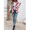 imageSHEWIN Womens Fleece Vest Casual Sleeveless Jacket Lightweight Outerwear Vests with Pockets Womens Fall Fashion 2025Red