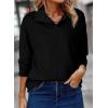 imageSHEWIN Fall Women Sweatshit Spring Lightweight Pullover ShirtsBlack