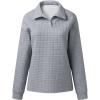 imageSHEWIN Fall Women Sweatshit Spring Lightweight Pullover ShirtsGrey