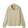 imageSHEWIN Fall Women Sweatshit Spring Lightweight Pullover ShirtsKhaki